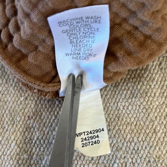 J.Jill Brown Plus-Size Gauze Cotton Summer Casual Pull-On Pants Sz 2x - Picture 7 of 7